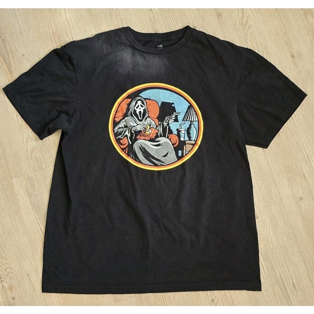 GHOSTFACE Summer Killin' n Chillin’ Pop Art Colorful Black T‎ Shirt M